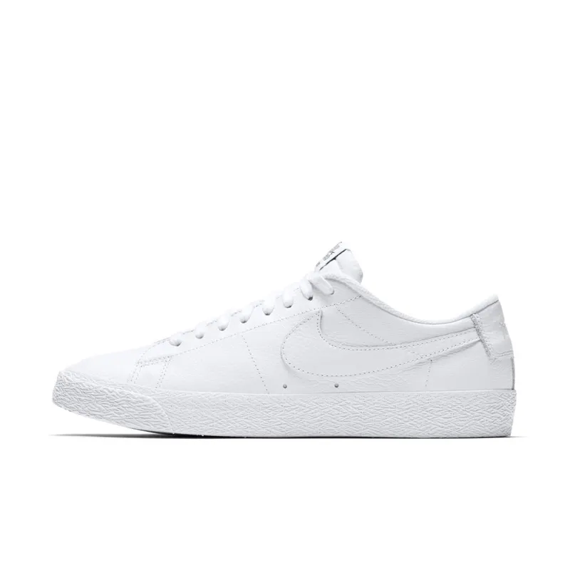 Nike SB Zoom Blazer Low NBA White White/White-Rush Blue-University Red (AR1576-114)