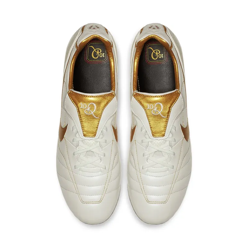 Nike Legend 7 Elite 10R FG Ronaldinho Metallic Summit White/Metallic Gold Coin (BV5747-107)