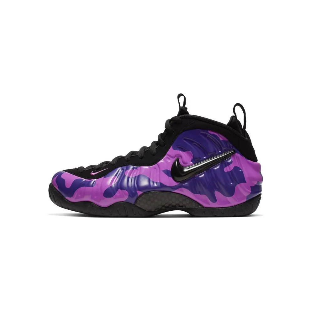 Nike Air Foamposite Pro Purple Camo Black/Court Purple-Hyper Violet (624041-012)