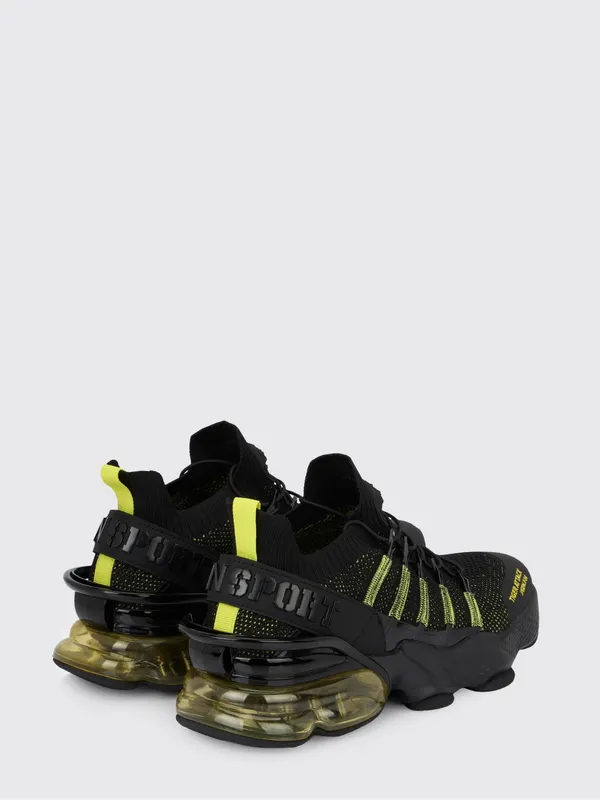 Plein Sport Mesh and Rubber Sneakers Black (SAESUSC0518STE003N0229) (2)