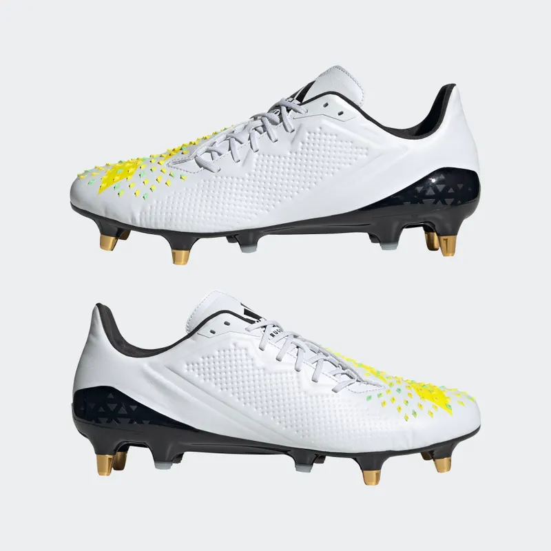 Adidas Rugby Predator Malice SG Cloud White / Beam Yellow / Core Black (GZ4164)