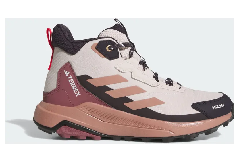 Adidas Terrex Anylander Mid RAIN.RDY Hiking Putty Mauve / Warm Clay / Pure Ruby (JI1323)