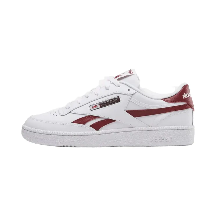 Reebok Club C Revenge “White / Rich Maroon / White” (100201-199)