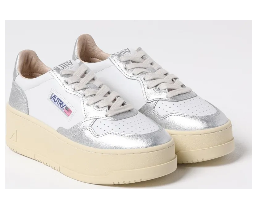 Autry Sneakers Silver (PTLWWB18)