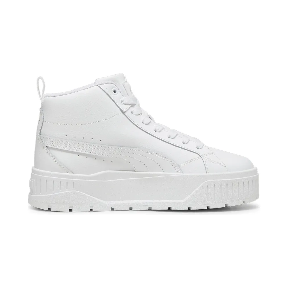 Puma Karmen II Mid “Puma White / Puma White / Puma Silver” (397459_01)