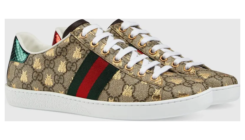 Gucci Ace GG Supreme Bees (W) (550051 9N020 8465 / 550051 9N050 8465) (3)