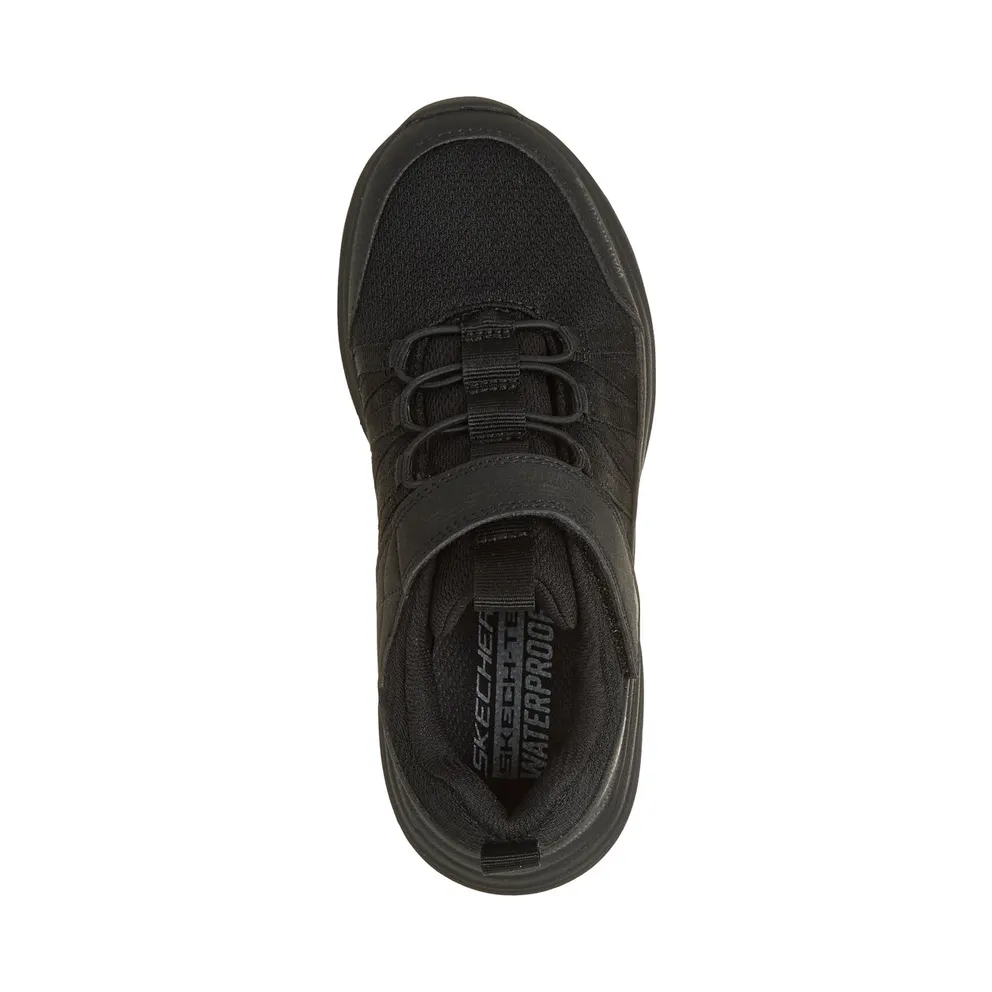 Skechers Waterproof: Bounder Pro “Aqua Step Sneaker Black” (303484LBBK)