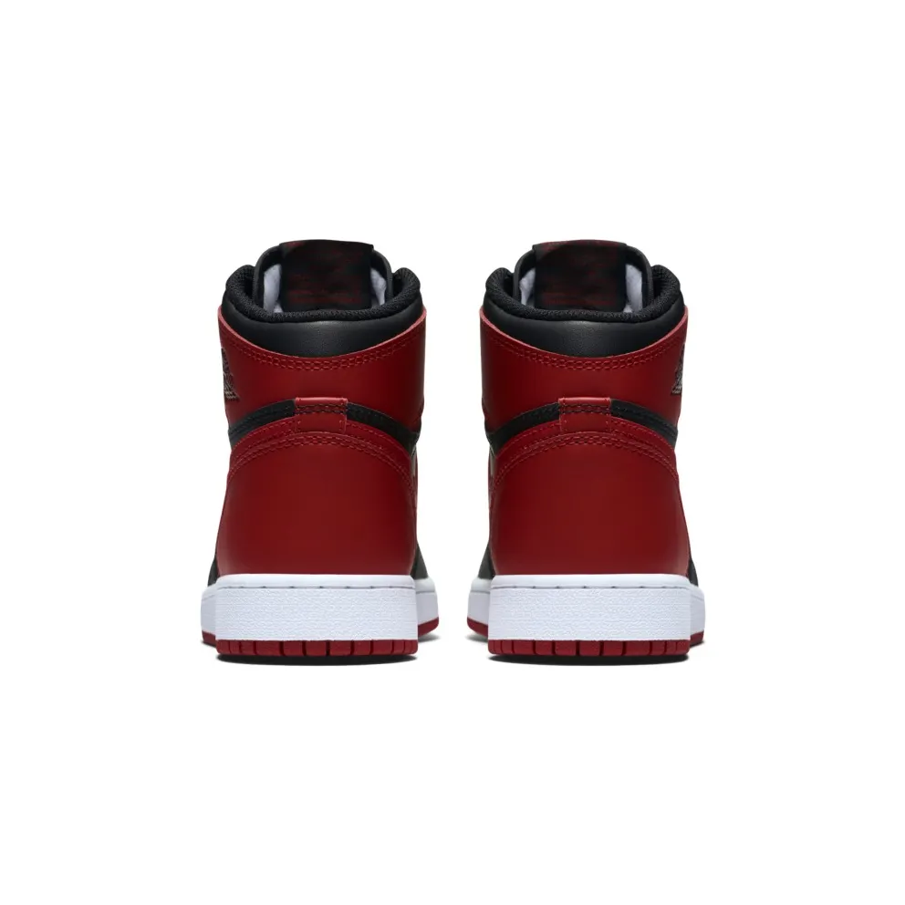 Jordan 1 Retro Bred 2016 “Banned” (GS) Black/Varsity Red-White (575441-001)