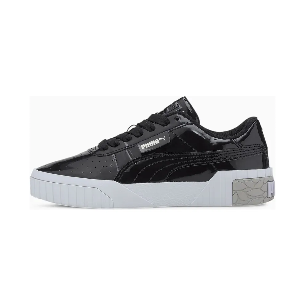 Puma Cali Patent White/Black (373159-02)