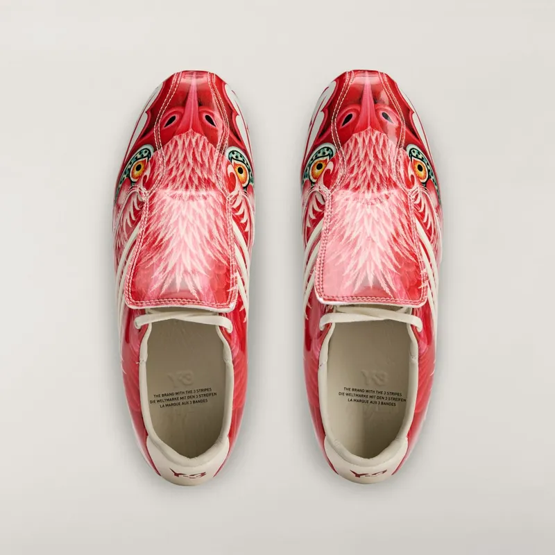 Adidas Y-3 F50 BEAST Shoes Off White / Off White / Active Maroon (KK3650)