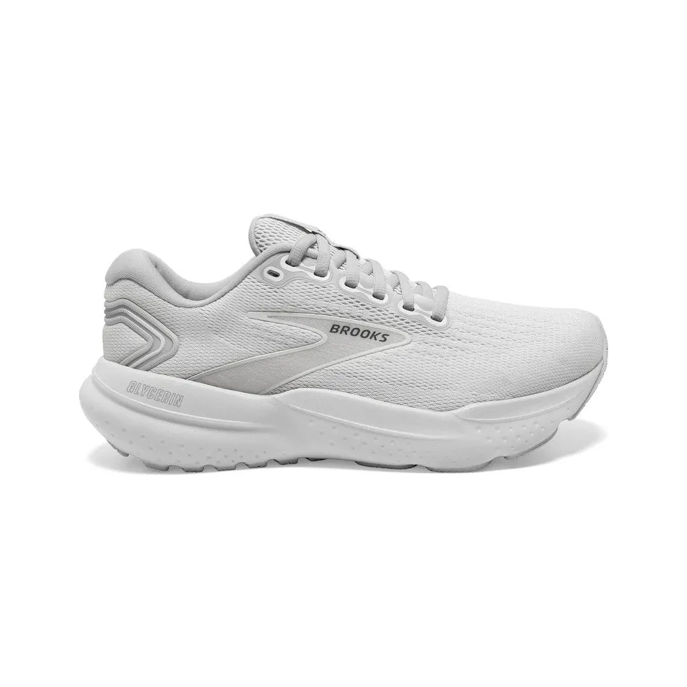 Brooks Glycerin 21 White Grey (110419-1D-151)