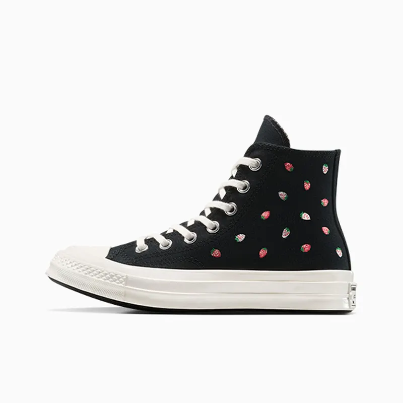 Converse Chuck 70 Embroidered Strawberries Black/Soft Red/Green (A14944C)