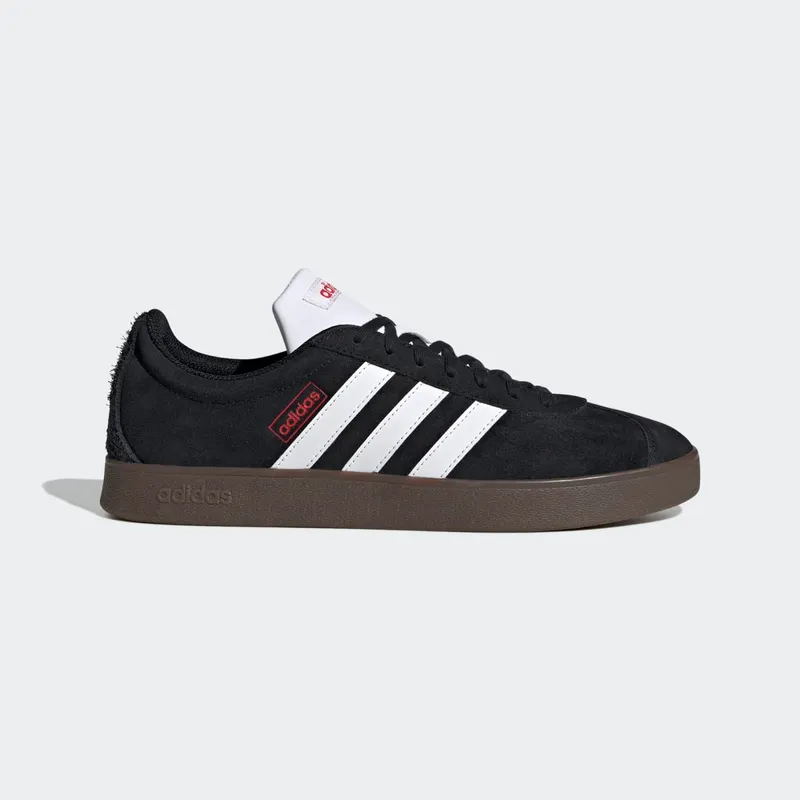 Adidas VL Court 2.0 Core Black / Cloud White / Better Scarlet (HQ1801)