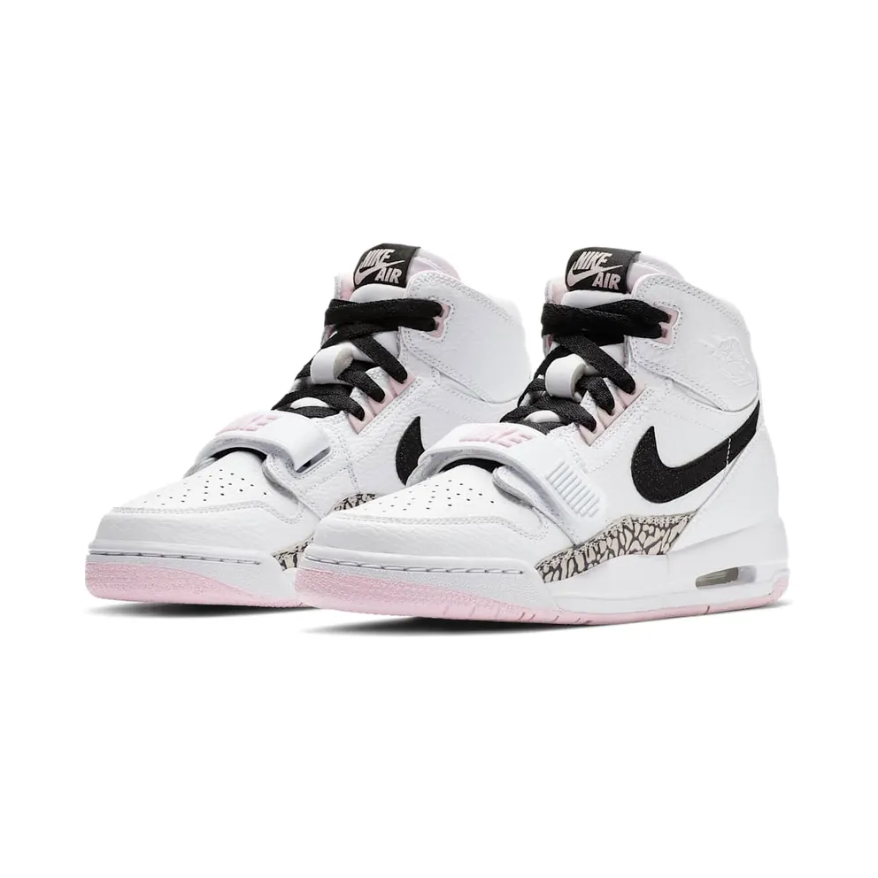 Jordan Legacy 312 White Black Pink Foam (GS) White/Black-Pink Foam (AT4040-106)