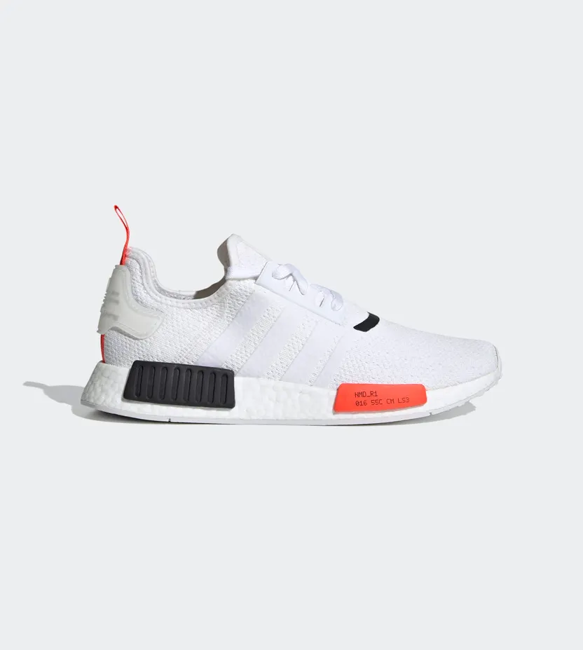 Adidas NMD R1 White Solar Red (EH0045)
