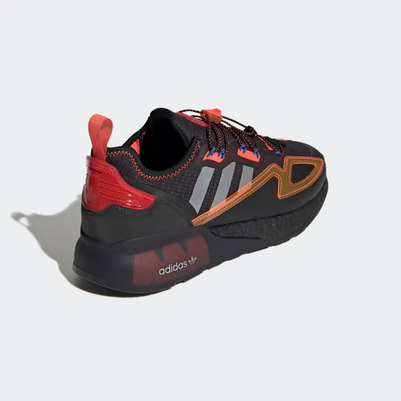 adidas ZX 2K Boost Core Black / Silver Metallic / Solar Red (GY1209)