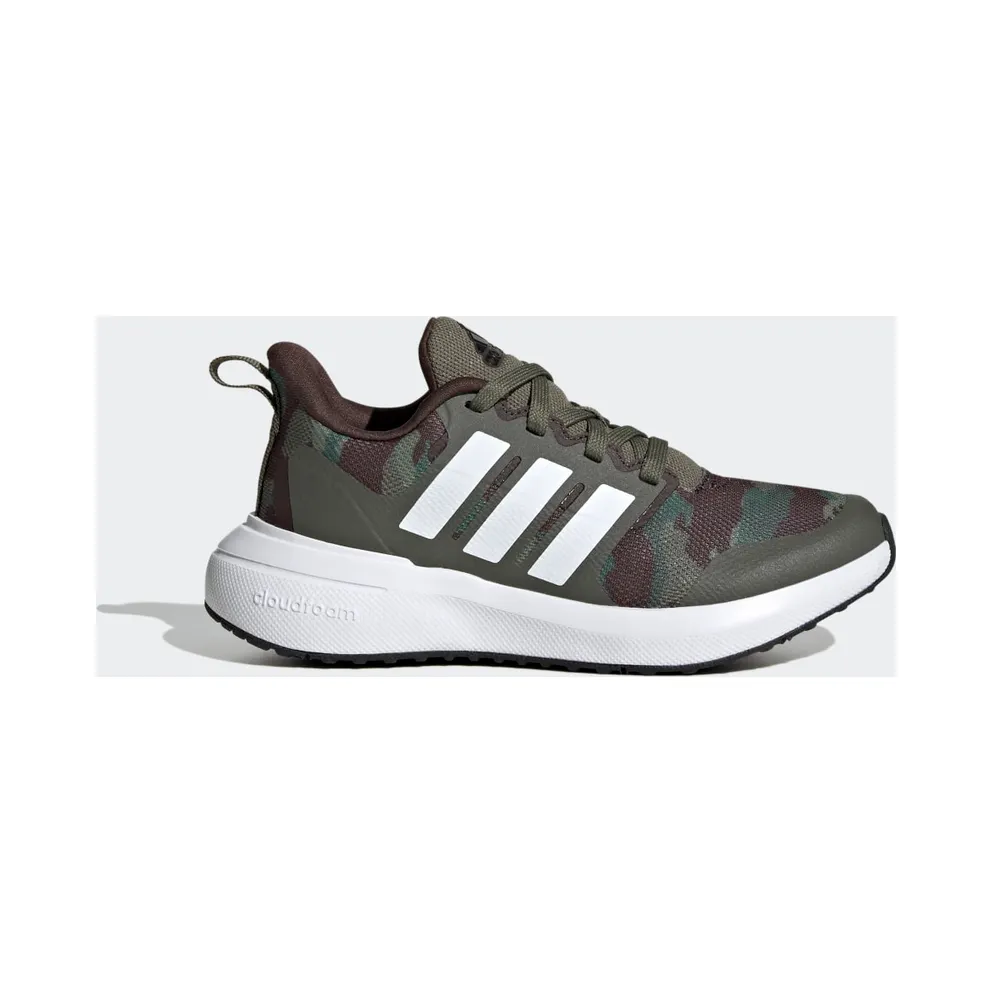 adidas FortaRun 2.0 Cloudfoam Sport Running Lace Schuh Olive Strata / Cloud White / Core Black (IE1972)