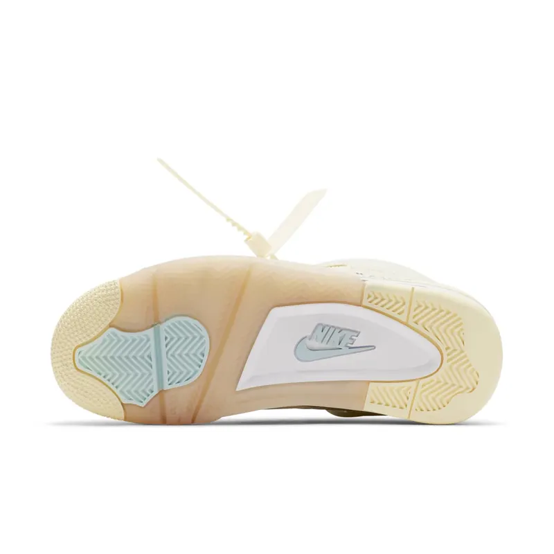 Jordan 4 Retro Off-White Sail (W) Sail/Muslin-White-Black (CV9388-100)