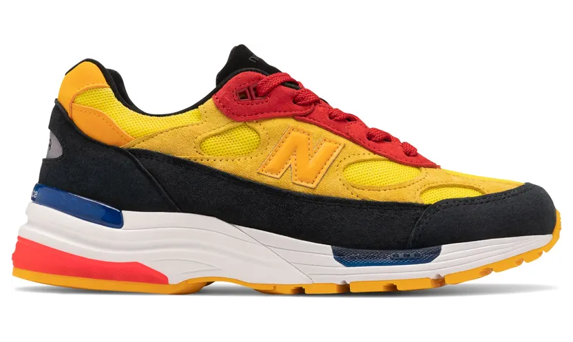 New Balance 992 Yellow Red