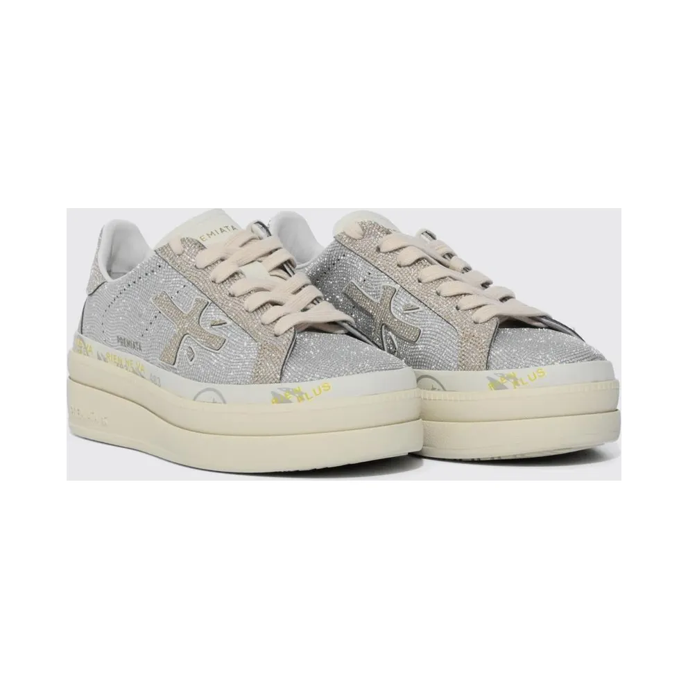 Premiata Claudia Nylon with Rhinestones Silver (CLAUDIA8132)