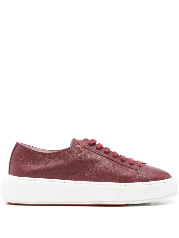 Santoni Sneakers with plateauzool – Red (WBCD61322BARCDYI)