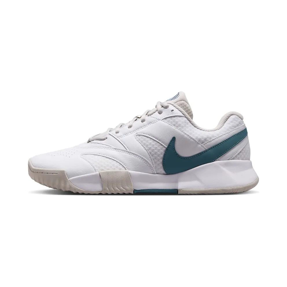 NikeCourt Lite 4 “White / Light Bone / New Slate / Smokey Blue” (FN0530-100)