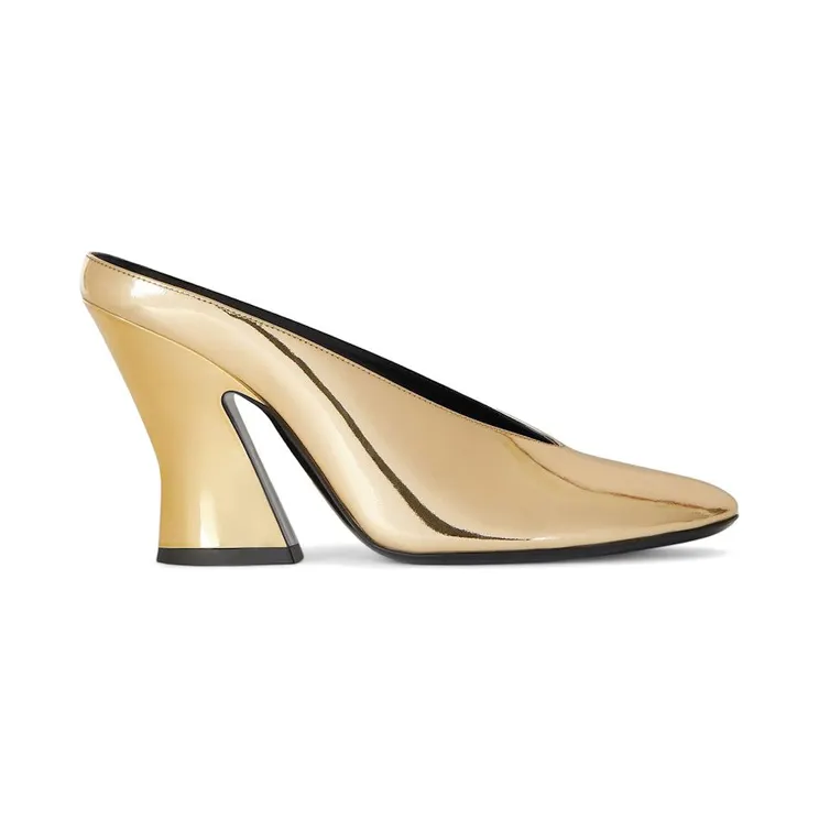 Givenchy Shark Sculpted Mule 95mm Heel Golden (BE4044E2DD-715)