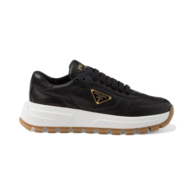 Prada PRAX 01 Leather Sneakers Black Gum (1E804M_038_F0632_F_B045)