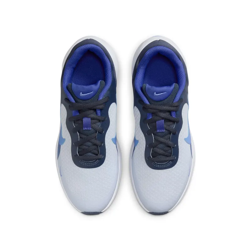 Nike Revolution 7 Football Grey Thunder Blue Astronomy Blue Royal Pulse (FB7689-007)