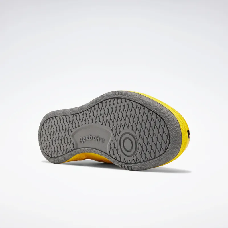 Reebok CLUB C Boldly Yellow / Coal / Silver Metallic