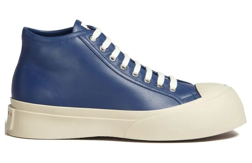 Marni Klassische High-Top-Sneakers “Blue” (SNZU009202P2722)