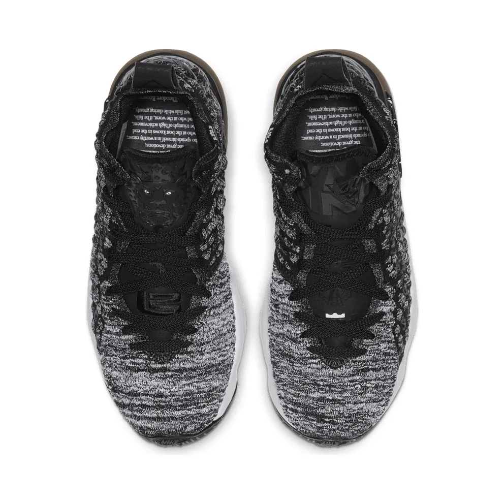 Nike LeBron 17 Black White (GS) Black/White (BQ5594-002)