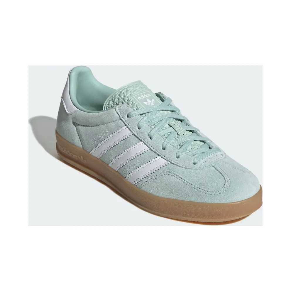 Adidas Gazelle Indoor Ash Green / Cloud White / Gum (JS1396)