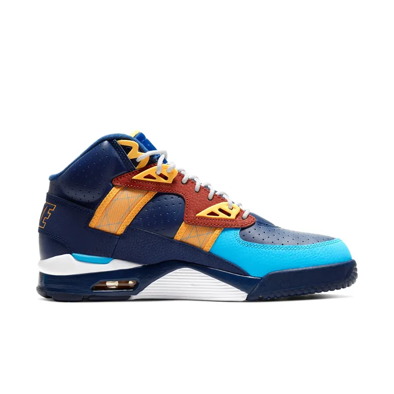 Nike Air Trainer SC High LA Rams Navy/Aqua-Brown-Yellow (CW6023-400)