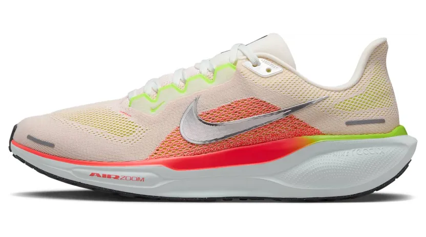 Nike Air Zoom Pegasus 41 “Summit White / Bright Crimson / Glacier Blue / Chrome” (FD2722-100)