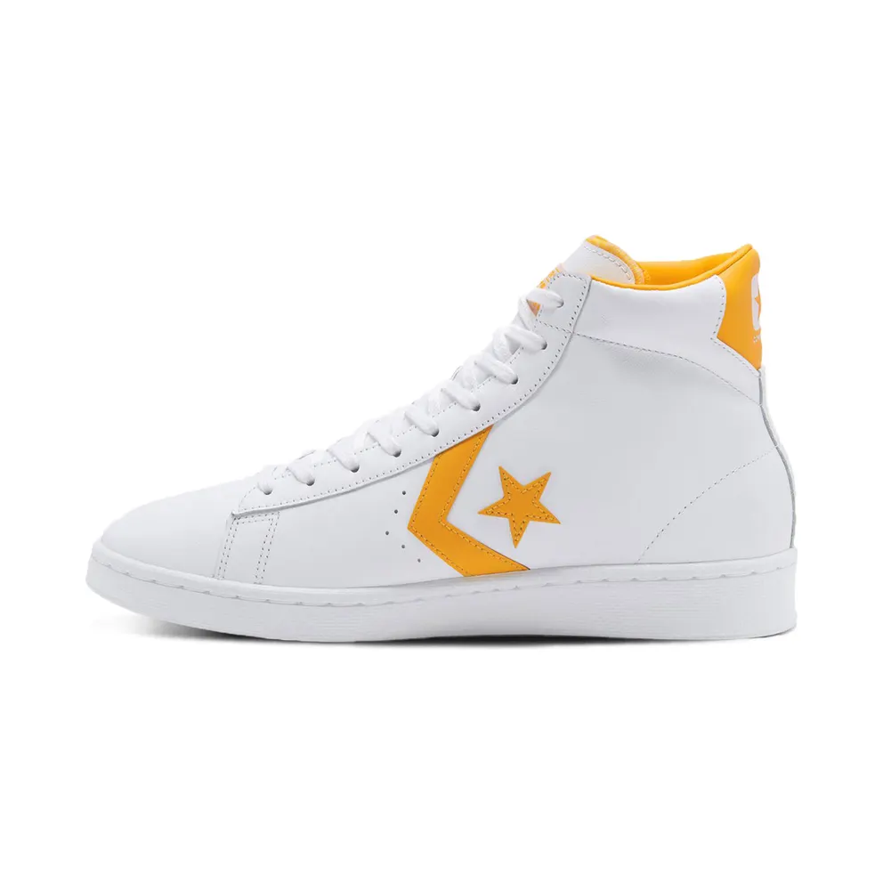Converse Pro Leather Hi White Amarillo White/Amarillo-White (166812C)