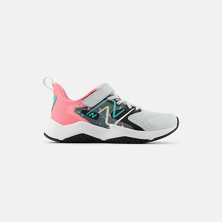 New Balance Rave Run v2 Bungee Lace Quartz Grey Ultra Pink Cyber Jade (YTRAVKP2)