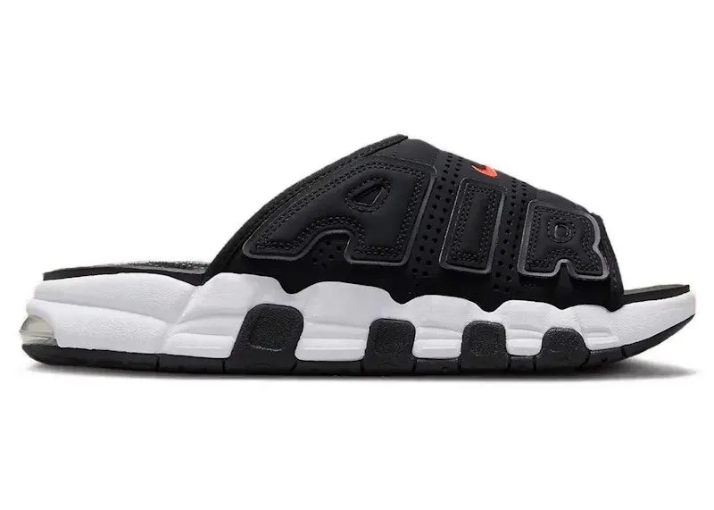 Nike Air More Uptempo Slide Black White Red (FJ2708-001)