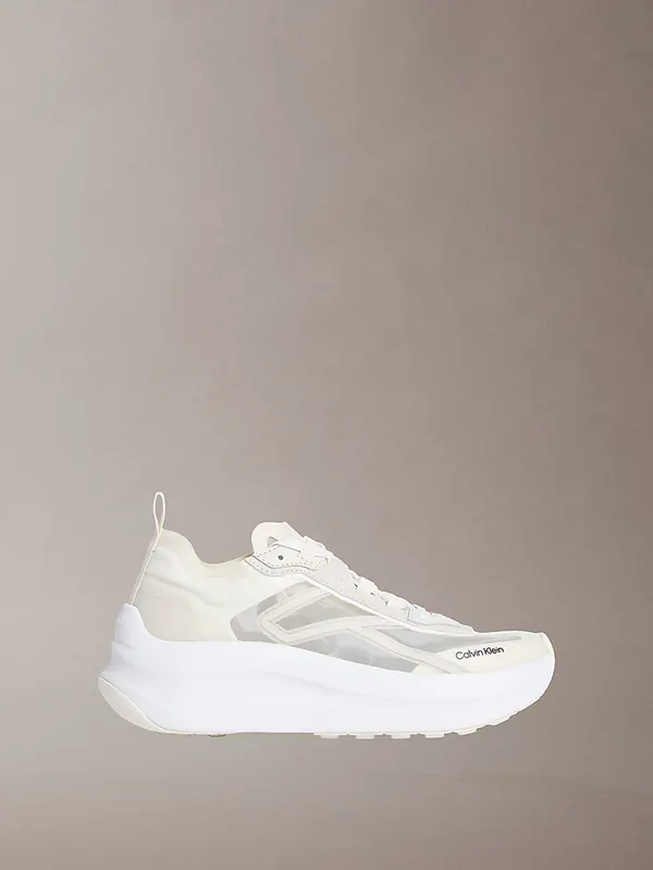 Calvin Klein Ck Volumax – Chunky Ck Stripe Runner “BRIGHT WHITE/MARSHMALLOW/ECRU” (HW0HW0300505Z)