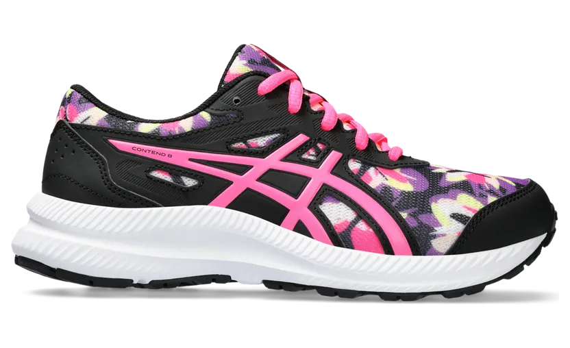 Asics Contend 8 Gs Print Black/Hot Pink (1014A294.006)