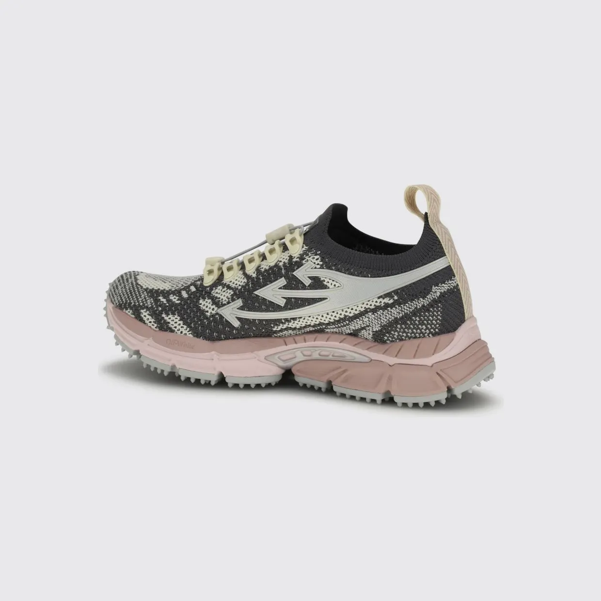 Off-White Be Right Back Jacquard Knit Sneakers Grey (OWIA28KS26FAB0010730) (2)