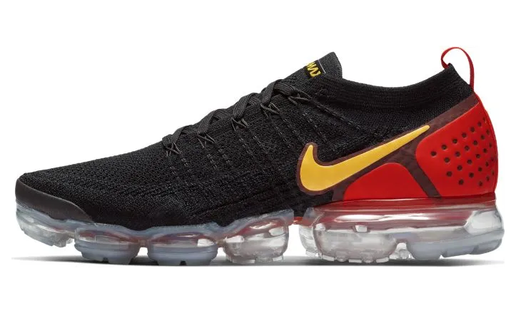 Nike Air VaporMax 2 Black Laser Orange Total Crimson