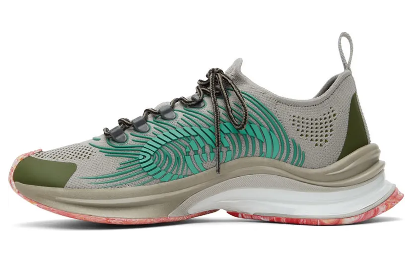 Gucci Gray Run Sneakers (699157 USM20) (3)