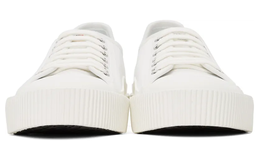 Moncler White Glissiere Sneakers (4M738 – 40 – 07504) (2)