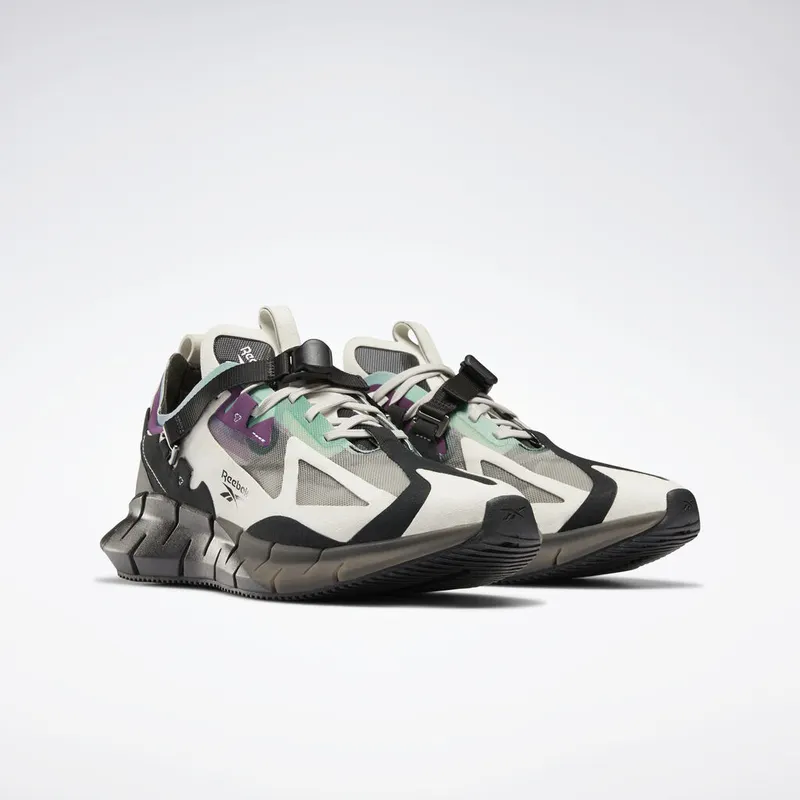 Reebok Zig Kinetica Concept Type 1 Grey Sand Stone/Black-Emerald-Grey (Other Brands Reebok)