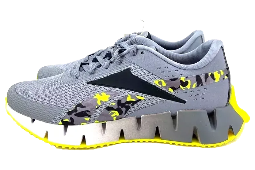 Reebok Zig Dynamica 2 “Grey Acid Yellow Camo” (HR0570)