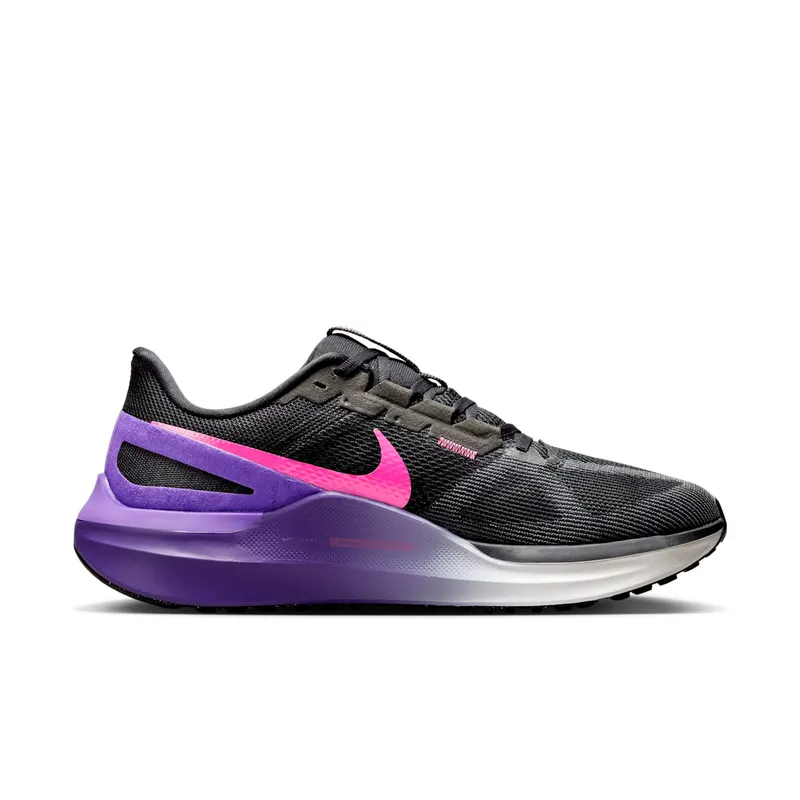 Nike Structure 25 Black Anthracite Field Purple Laser Fuchsia (DJ7883-010)