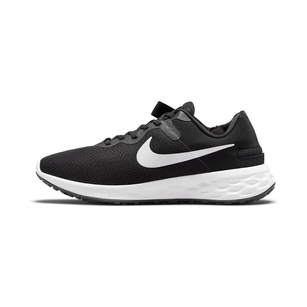 Nike Revolution 6 FlyEase Next Nature Straßenlaufschuh für einfaches An- und Ausziehen – Schwarz Schwarz (DC8992-003)