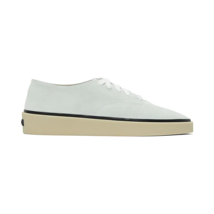 Fear of God Ermenegildo Zegna Off-White Suede Low-Top Sneakers (LHSUE-A4794L-BIJ)