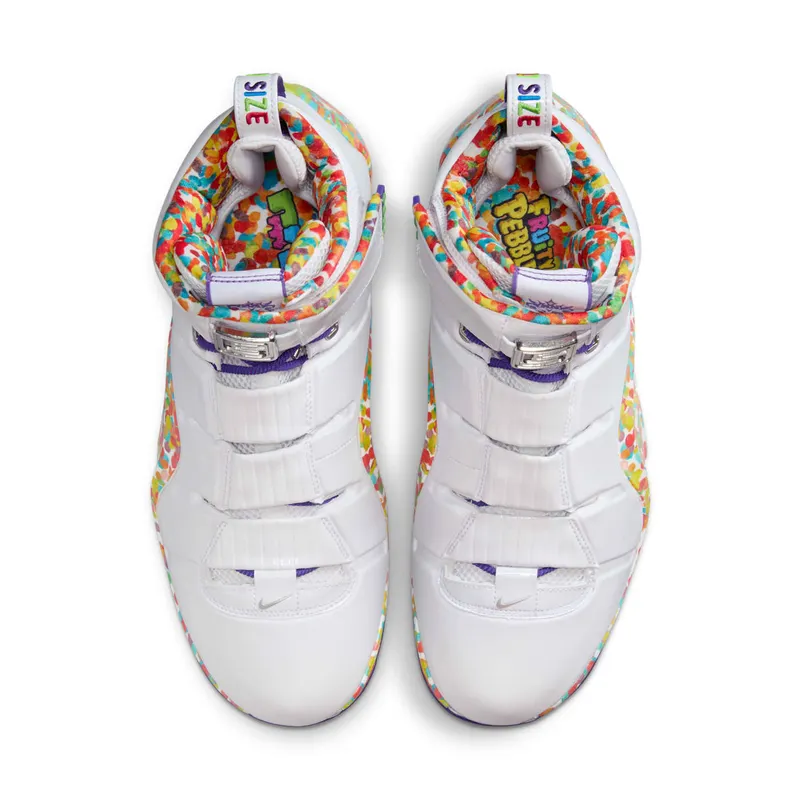 Nike LeBron IV White/Mean Green/Varsity Purple/True Red (DQ9310-100)